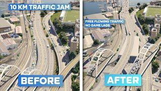 How I fixed the traffic jam that made even my game laggy | Cities Skylines 2