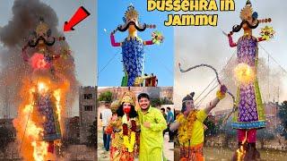 Dussehra Ravan Dahan In Jammu (Prade)#dussehraravan #ravan