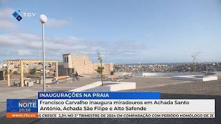 Francisco Carvalho inaugura miradouros em Achada Santo António, Achada São Filipe e Alto Safende