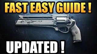 DESTINY 2 HOW TO GET ROSE HAND CANNON FAST & EASY GUIDE SEASON OF SERAPH (UPDATED !)