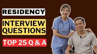 Residency Interview Questions and Answers for 2025