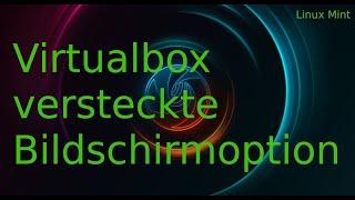 Virtualbox mit Windows - die Bildschirmauflösung installieren