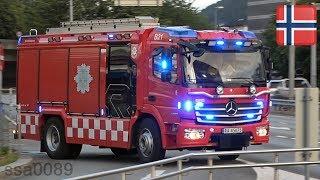 Bergen Brannvesen (Fire Department) responding [NO | 8.2019]