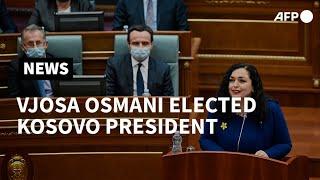 Vjosa Osmani elected president of Kosovo | AFP