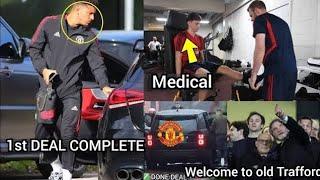 FINALLY DONE DEAL 100% Man United 1st signing arrived Old Trafford medical ongoing Deal complete