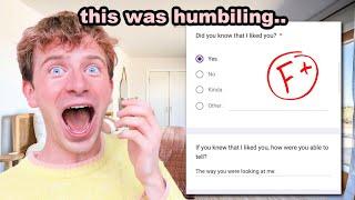 I SENT A QUIZ TO EVERY BOY I'VE HAD A CRUSH ON...