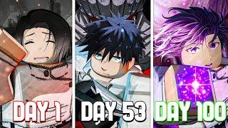 Spending 100 Days as YUTA OKKOTSU in Jujustu Infinite.. - Roblox