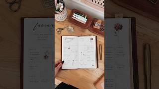 bullet journal monthly log inspiration #planner #travelersnotebook