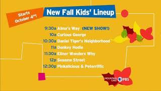 Mountain Lake PBS Fall Kids Lineup Bumper (WCFE-DT1) 2021