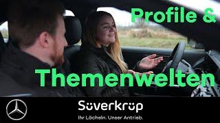 Profile und Themenwelten einrichten | #Süverkrüp, Mercedes-Benz GLS, MBUX, Cockpit 