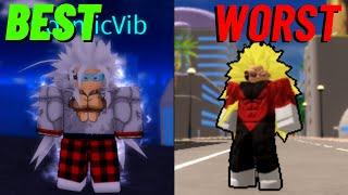 Ranking The Dragon Ball Games Of Roblox