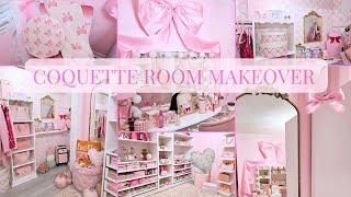 AESTHETIC COQUETTE ROOM MAKEOVER TOUR! Loveshackfancy INSPIRED|#coquette  #fall2024