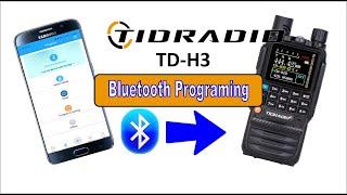 TIDRADIO TD-H3 Bluetooth Programing - Odmaster App