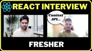 REACT Interview FRESHER - Interview Questions (Mock) #reactjs #javascript #frontend