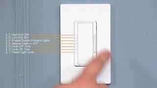 Lutron Maestro Dimmer & Maestro Fan/Light Control: Adjusting the High-End Trim