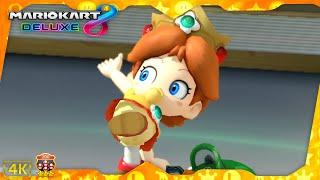 Mario Kart 8 Deluxe DLC ⁴ᴷ Feather Cup (200cc 3-Star Rank) Baby Daisy gameplay