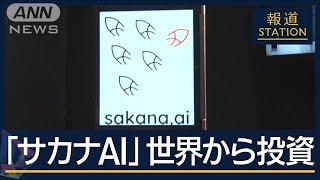 世界的企業こぞって投資 総額300億円『サカナAI』日本最速で“ユニコーン”の理由【報道ステーション】(2024年9月18日)