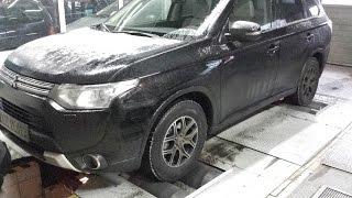 Mitsubishi Outlander PHEV dyno test