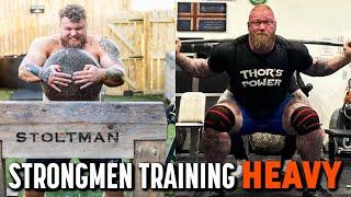 Who's Looking The Strongest?  Strongmen Prepare for BIG Competitions