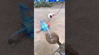 how to make mini motor water pump farming project