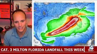 Tracking Milton: Cat. 3 Landfall Likely in Florida