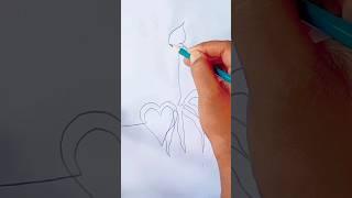 one line dual rose #drawing #viral #trendingshorts #trending #shortvideo #shorts