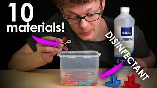 Does 70% IPA reduce the strength of 3D prints?