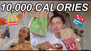 10,000 CALORIE CHALLENGE 2020 | EPIC CHEAT DAY | GIRL VS FOOD UK