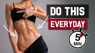 Get SIXPACK ABS in JUST 5 Min/Day - Intense Ab Workout Challenge, No Equipment, At Home