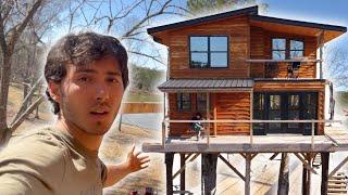 My 43 Foot Tall Treehouse On 100 Acres (First Treehouse Vlog)