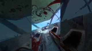 Exploring sunken ship #underwater #insta360 #sunkenship #onebreath #free #travel #explore