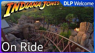 [4K] Indiana Jones and the Temple of Peril - On Ride - Disneyland Paris