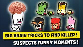 BIG BRAIN TRICKS TO FIND THE KILLER | SUSPECTS MYSTERY MANSION FUNNY MOMENTS #3