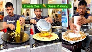 Hygiene Plus Unique Corn  Dosa Making !! | Street Food India ||