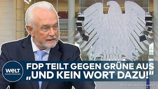 BUNDESTAG: Heftige Abrechnung mit Grünen! "Was tun Sie dagegen?" Kubicki teilt kräftig aus