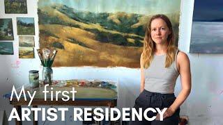 My first artist residency | Art residency vlog