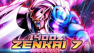 Z7, 1400%, 14* BLU DABURA GOT A ZENKAI! NOT TOO BAD OVERALL! | Dragon Ball Legends