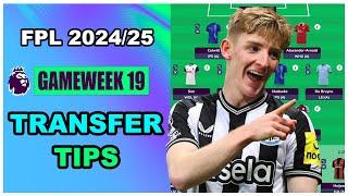 FPL Gameweek 19: TRANSFER TIPS | Bruno Replacements? | Fantasy Premier League Tips 2024/25