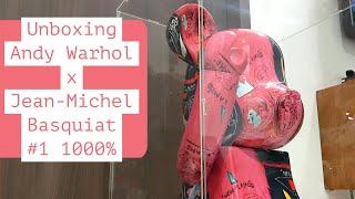 [SUB] Andy Warhol x Jean-Michel Basquiat #1 1000% - Unboxing my first Be@rbrick