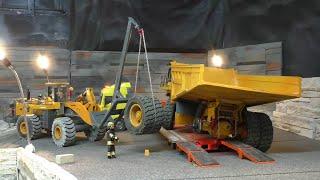 RC CONSTRUCTION SITE ACCIDENT, RC 100T DUMPTRUCK ACCIDENT