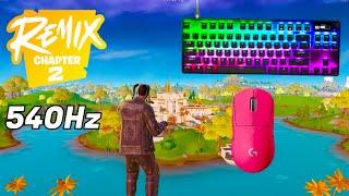 SteelSeries Apex Pro Mini ASMR  Solo Gameplay  Satisfying Keyboard Fortnite 360 FPS 4K