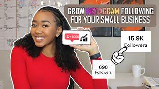 How I'm Growing My Small Business Instagram Following and Getting New Customers!