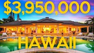 Inside a $3,950,000 Hawaii real estate property with amazing ocean views