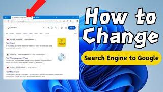 How to change search engine to Google in Microsoft Edge browser