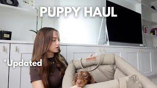 PUPPY HAUL ESSENTIALS | Everything I bought for my miniature dachshund