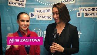 Alina Zagitova World Champ 2019 FS Interview B