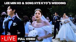 FULL WEDDING VIDEO OF LEE MIN HO & SONG HYE KYO AT GRAND WALKER HILL HOTEL IN SEOUL! CONGRATULATIONS