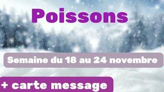 Poissons semaine du 18 au 24 novembre