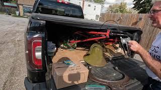 ringing crawdads bell changine sparkplugs in jims rig and new transportation