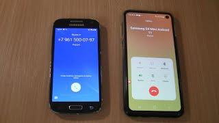 Over the Horizon Incoming call & Outgoing call at the Same Samsung Galaxy S10E+S4 Mini Android 11